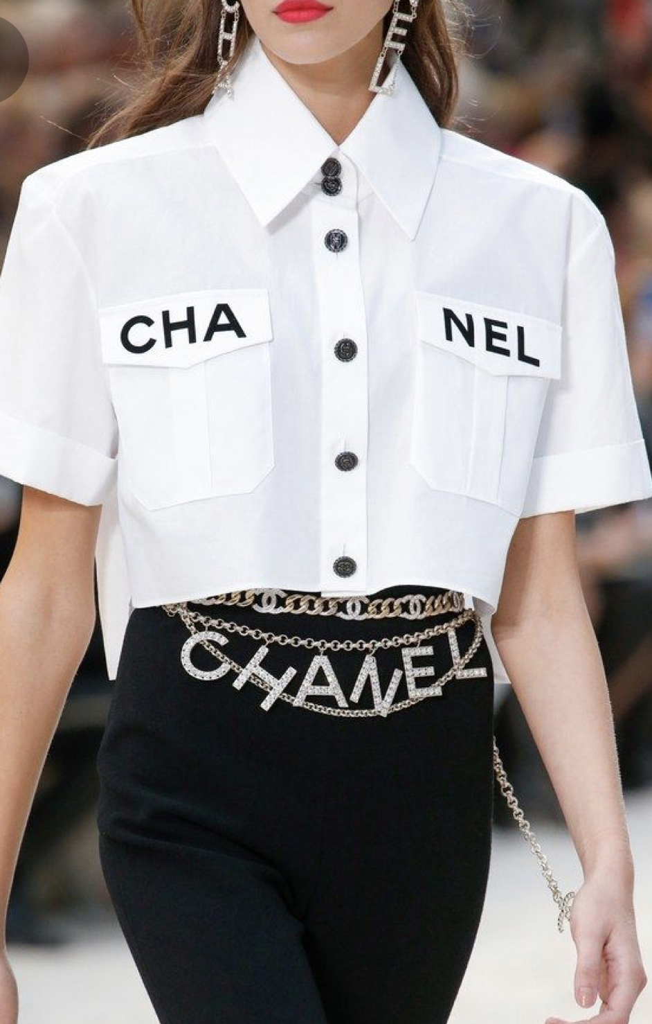 Authentic Chanel Logo Belt | Chanel Logo Belt | Signed and in Pristine Condition