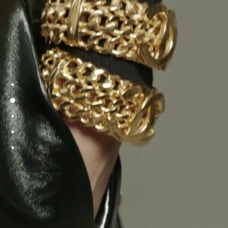 Chanel Logo Bracelet | Chanel Gold Bangle Logo Bracelet | Chanel Gold Bracelet