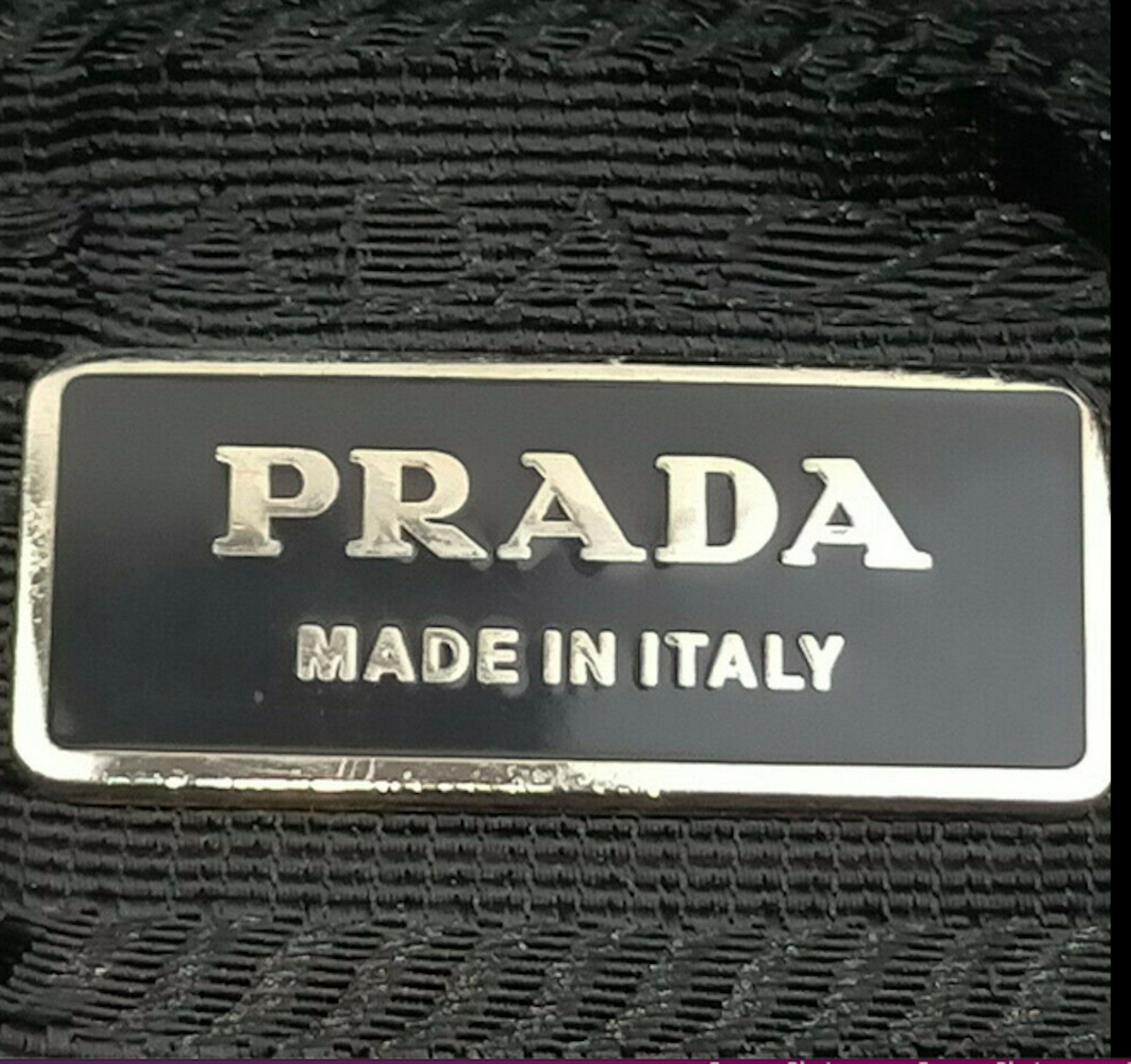 Prada Black Studded Handbag - Image 7
