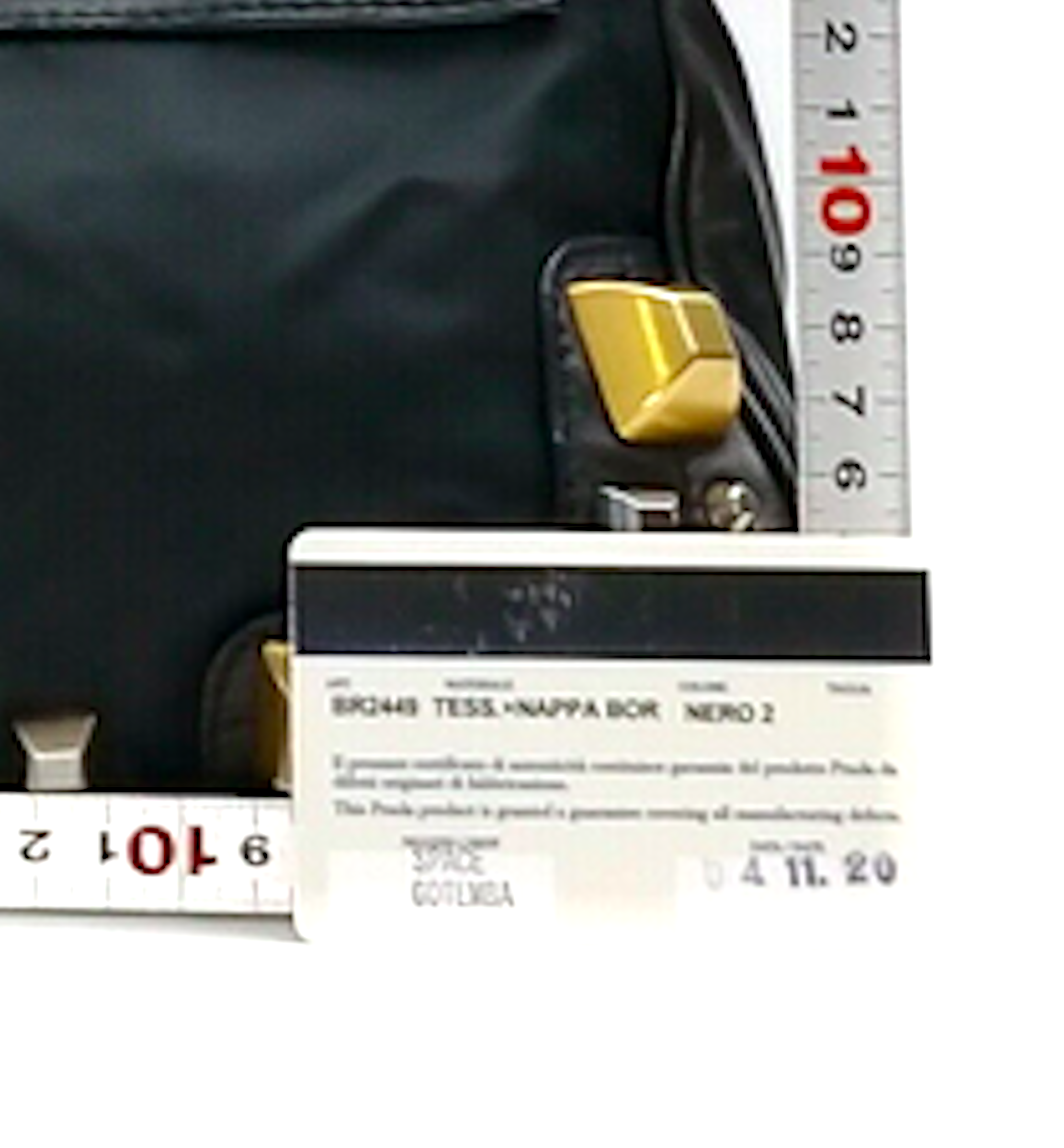 Prada Black Studded Handbag - Image 4