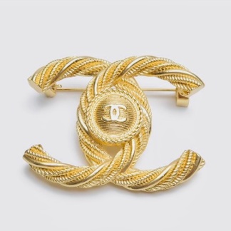 Chanel Lock Brooch | Classic Chanel Lock Key Gold Brooch | Timeless Chanel Brooch