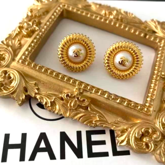 Chanel Gold Earrings | Chanel Pearl Earrings