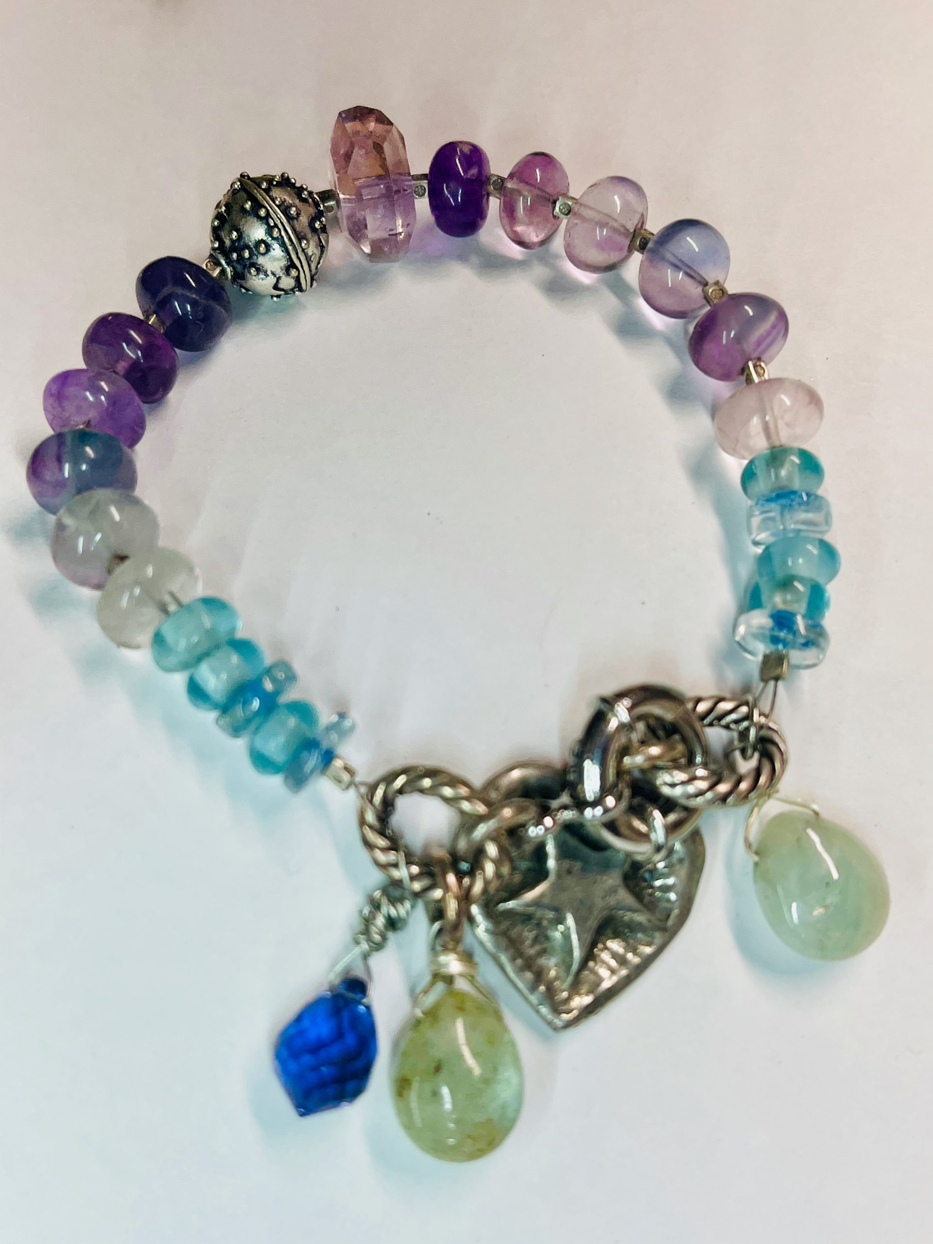 Gemstone Bracelet | Handmade Charm Bracelet | Natural Gemstone Bracelet | Crolius Bracelet