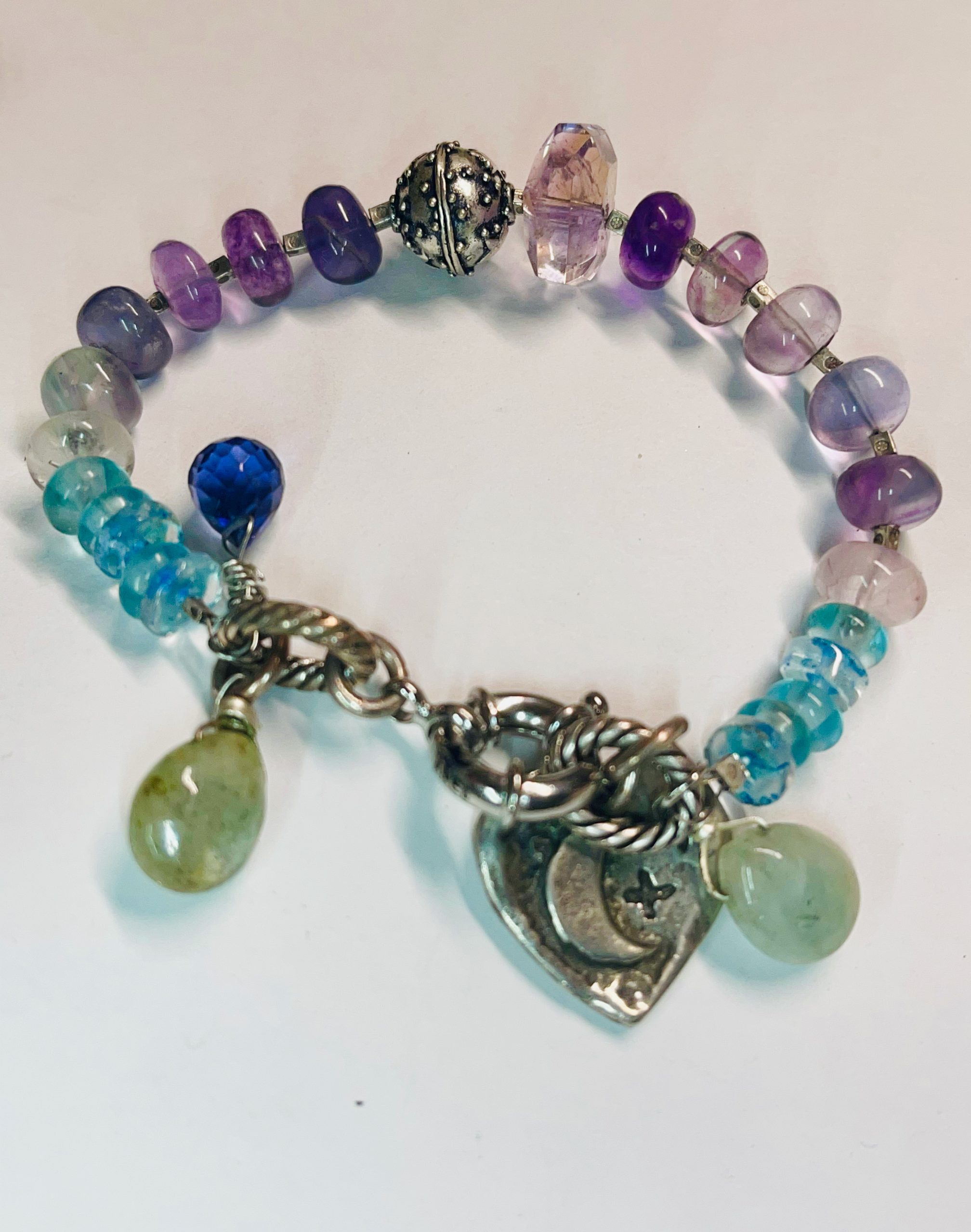 Gemstone Bracelet | Handmade Charm Bracelet | Natural Gemstone Bracelet | Crolius Bracelet - Image 4