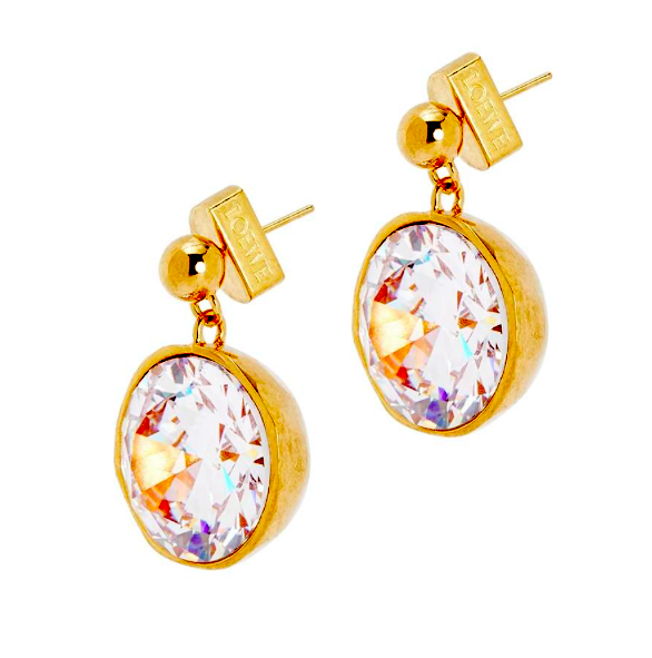 Loewe store gold pearl earrings