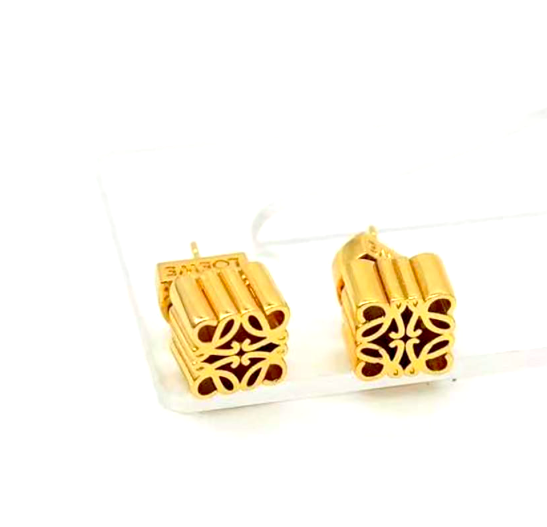 Loewe Logo Earrings | Signed Loewe Earrings | Loewe Studs | Authentic Loewe Earrings - Image 8