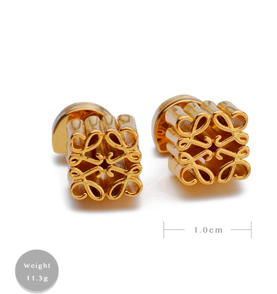 Loewe Logo Earrings | Signed Loewe Earrings | Loewe Studs | Authentic Loewe Earrings - Image 9