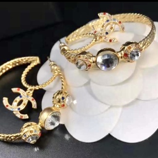 Chanel Gold Hoop Earrings