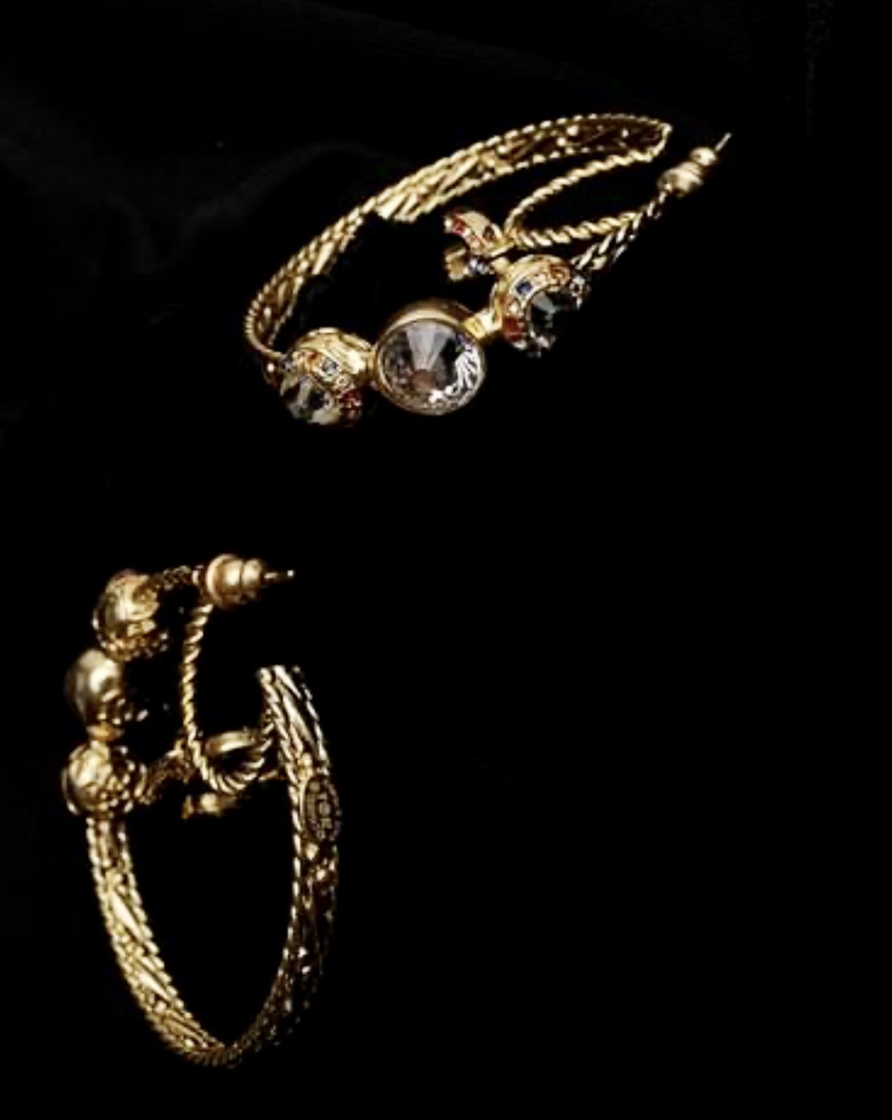 Chanel Gold Hoop Earrings