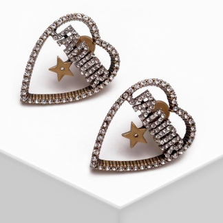 Christian Dior Earrings | Dior heart JADIOR Signed Earrings