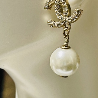 Chanel Pearl Drop Earrings